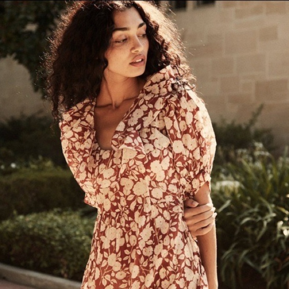 Doen Rimbaud Dress size XS  color: rose red lightly worn